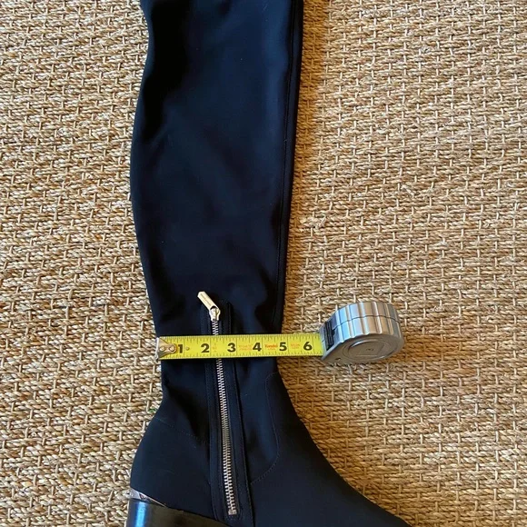 Donald J. Pliner Black Over the Knee Boots - Picture 7 of 8